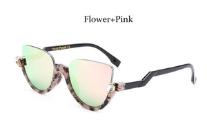 Fashion Cat Eye Mirror Sunglasses