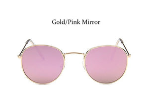 Round Mirror Vintage Sunglasses